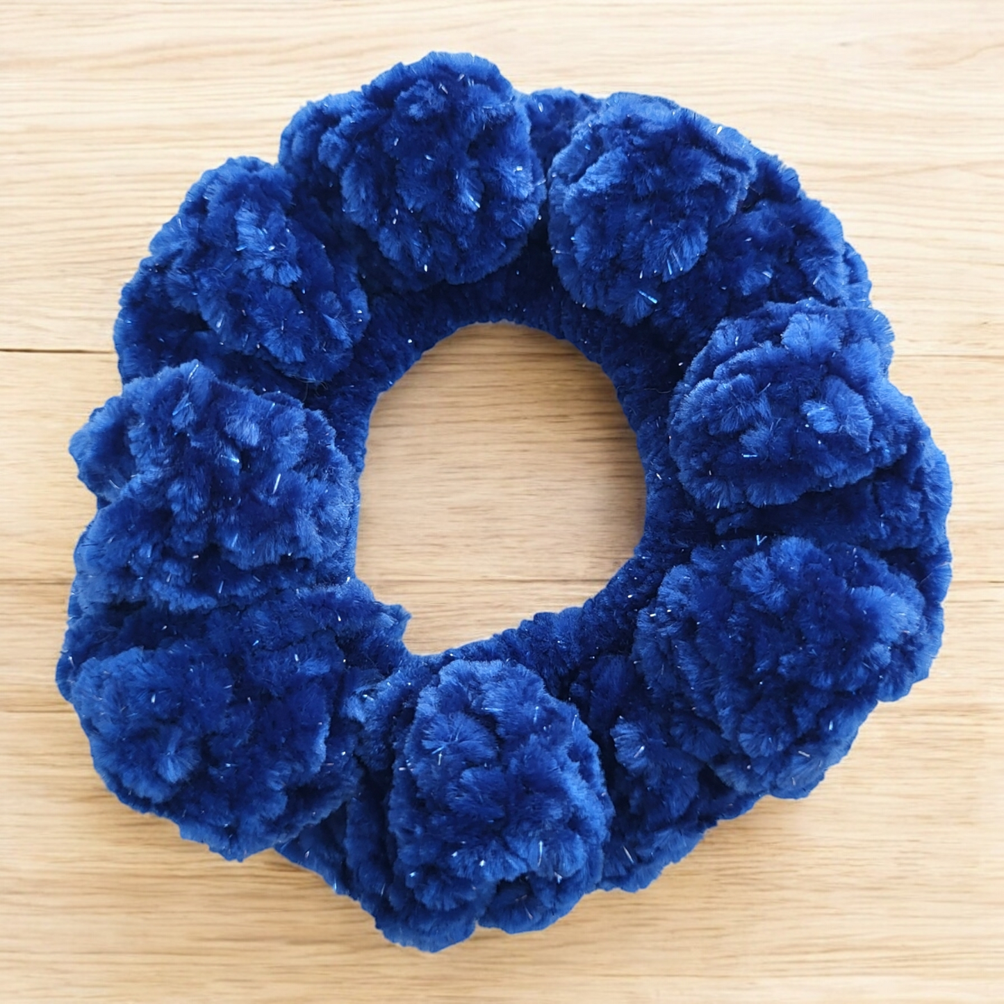 Sparkly Crochet Scrunchie