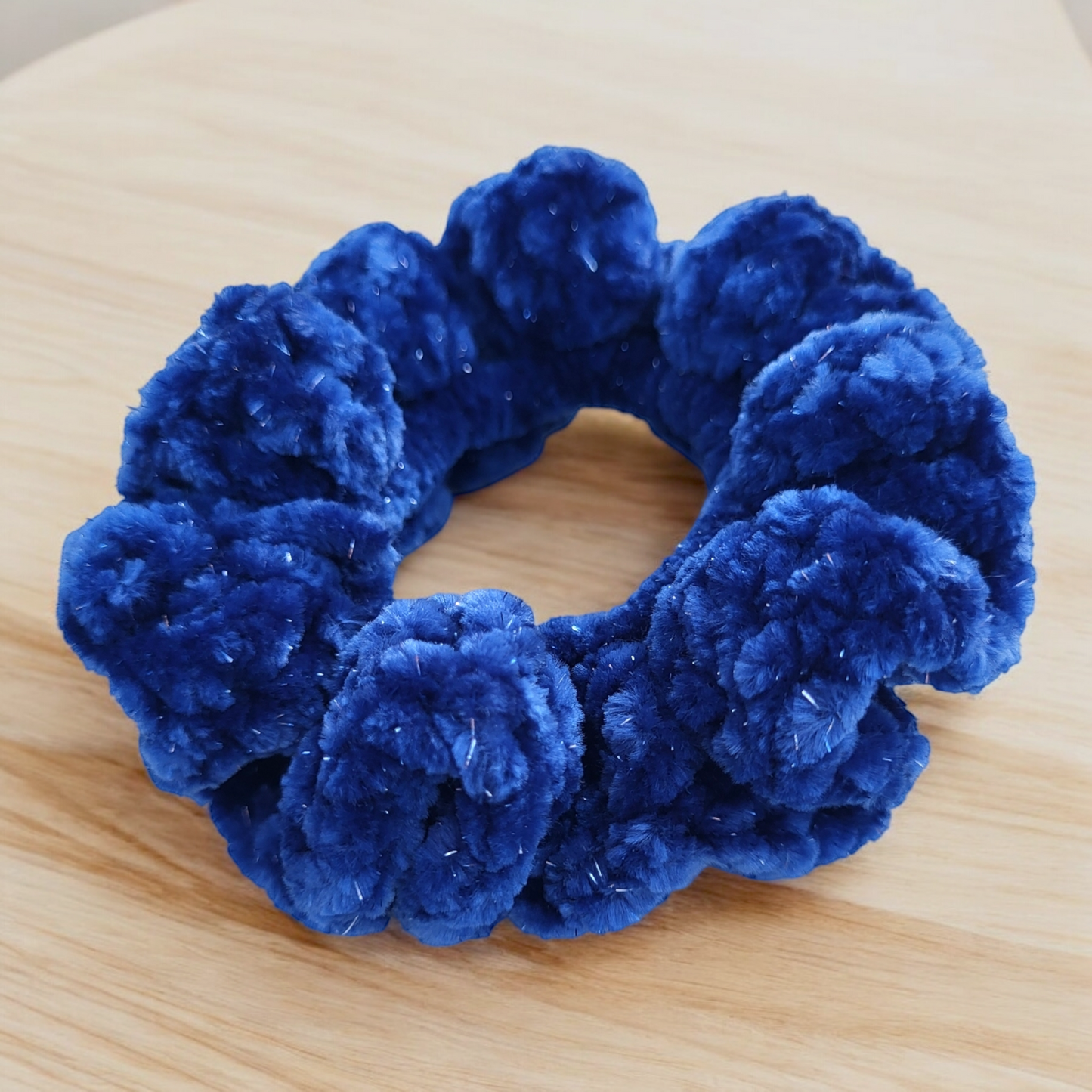 Sparkly Crochet Scrunchie