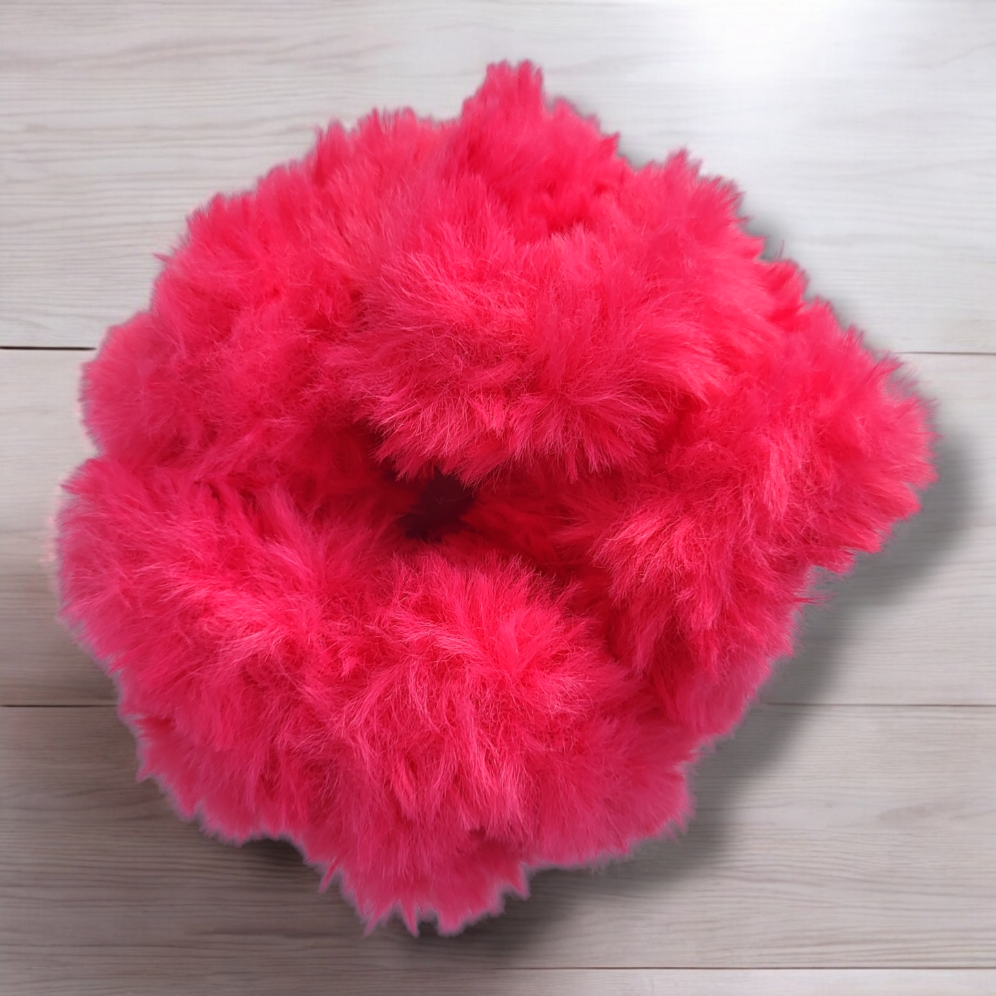 Jumbo Fur Scrunchie