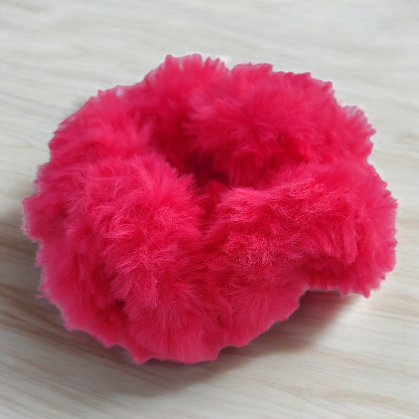 Jumbo Fur Scrunchie