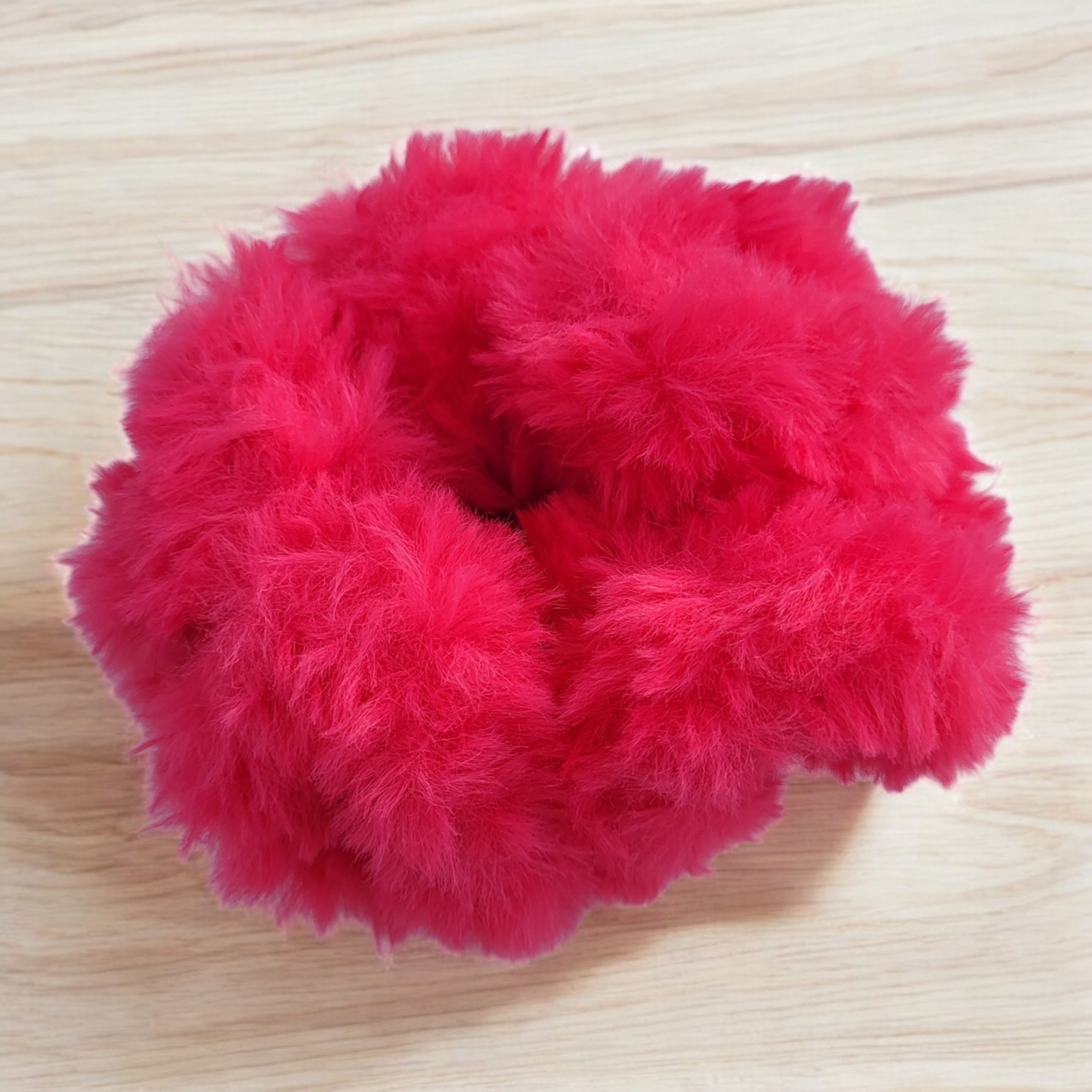 Jumbo Fur Scrunchie