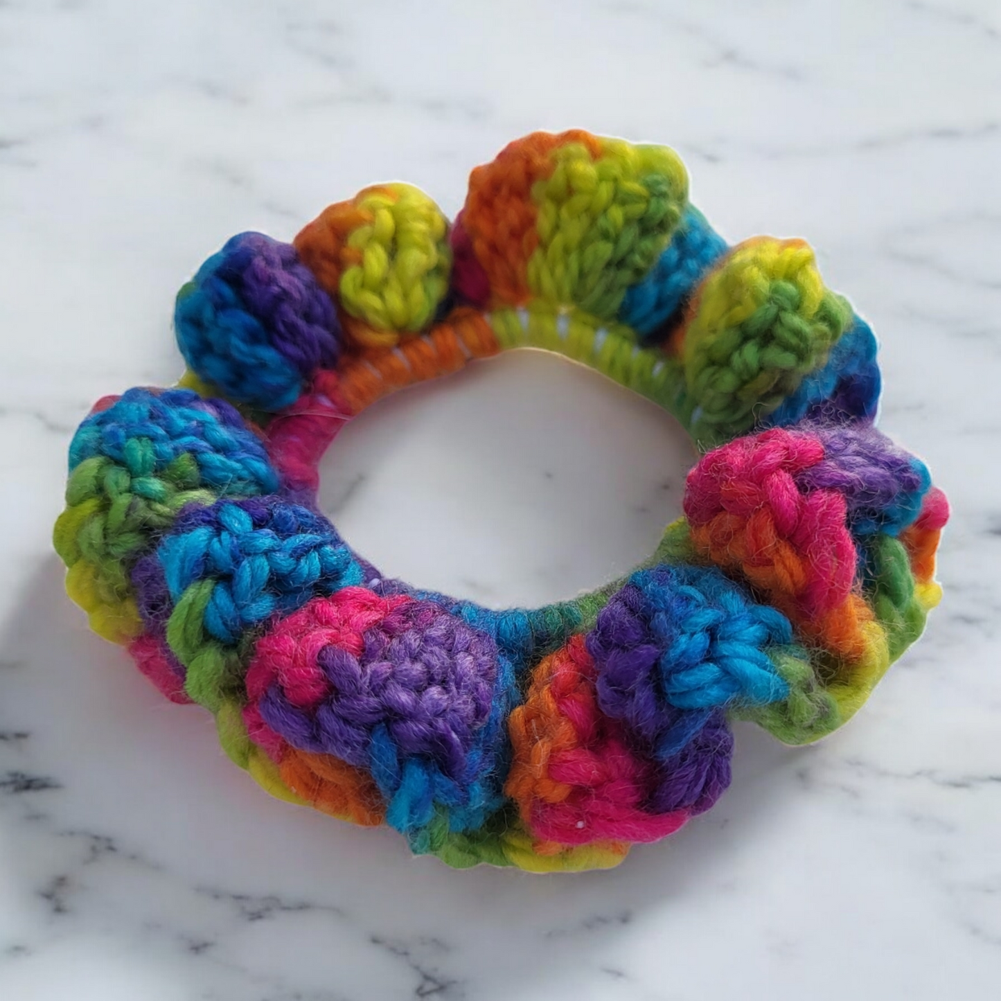 Rainbow Mini Scrunchie