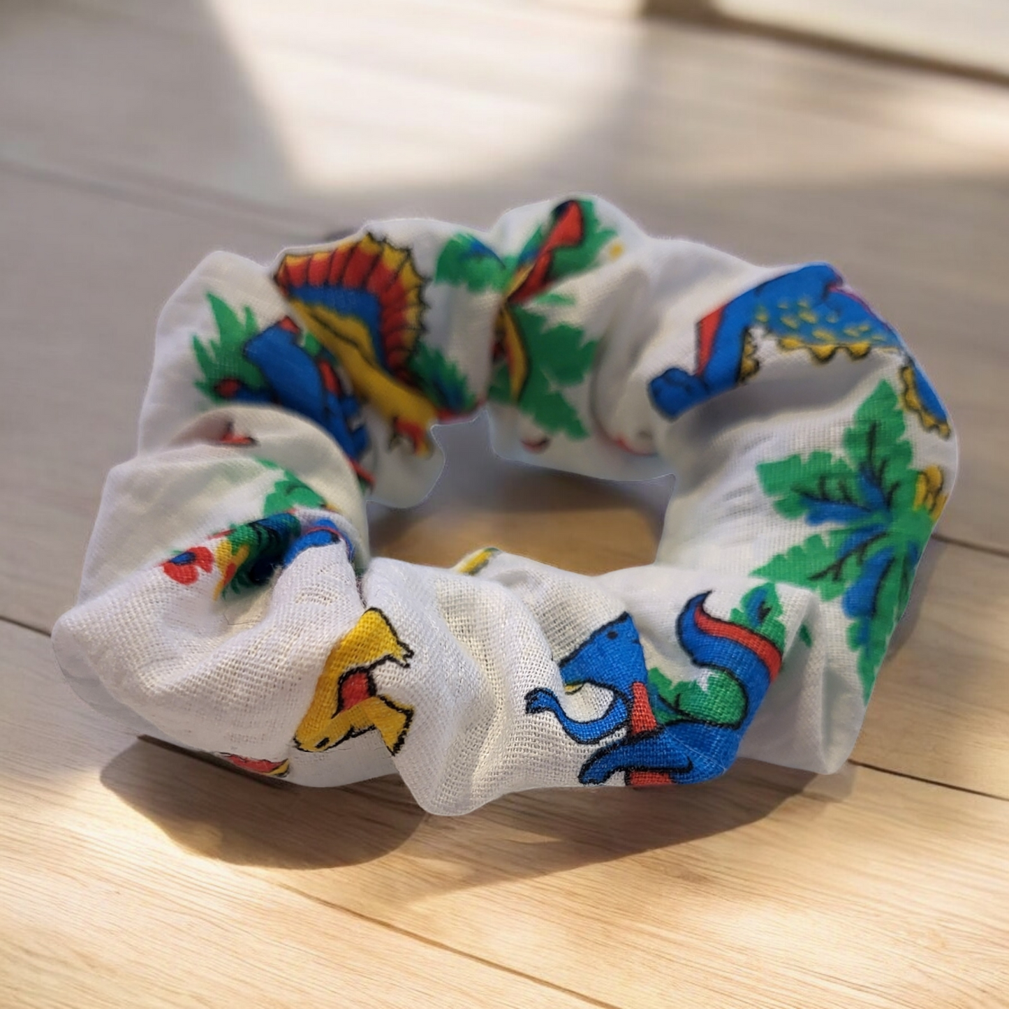 Dino Fabric Scrunchie